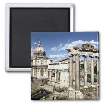 Roman Forum  Rome  Italy Magnet by prophoto at Zazzle