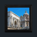 Roman Forum ruins in Rome, Italy Gift Box<br><div class="desc">Ancient ruins in a summer day in Roman Forum in Rome, Italy. Arch of Emperor Septimius Severus and church Santi Luca de Martina</div>