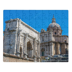 Roman Forum ruins in Rome, Italy Jigsaw Puzzle