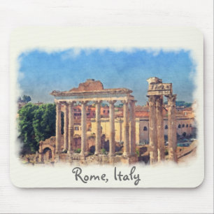 Roman forum ruins Mousepad