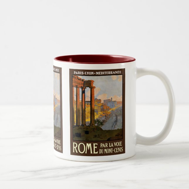 Roman Forum Two-Tone Coffee Mug (Right)