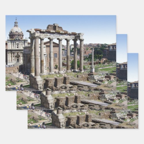 Roman Forum Wrapping Paper Sheets
