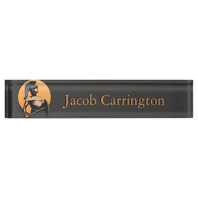 Roman Gladiator Nameplate (Front)