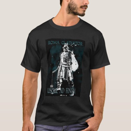 Roman Gladiator with spiked iron ball T_Shirt