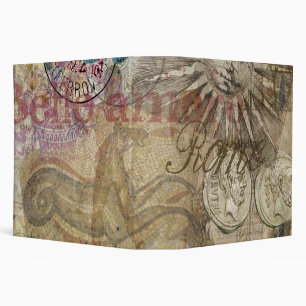 Roman History Italy Travel Vacation Holiday City 3 Ring Binder