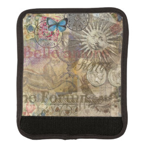 Roman History Italy Travel Vacation Holiday City Luggage Handle Wrap