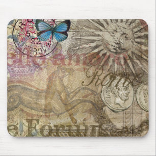 Roman History Italy Travel Vacation Holiday City Mouse Pad