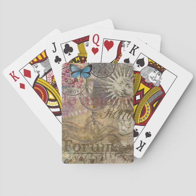 Roman History Italy Travel Vacation Holiday City Poker Cards (Back)