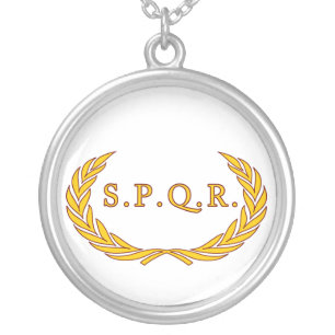 Roman Legionaire Silver Plated Necklace