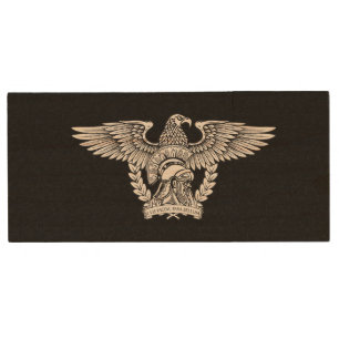Roman Legionary Eagle Si Vis Pacem Para Bellum Wood Flash Drive