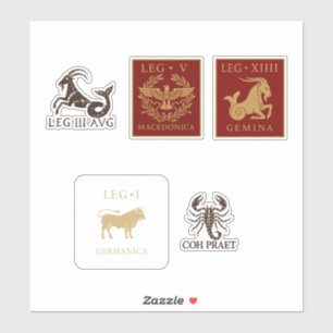 Roman Legions and Praetorian Guard Sticker Sheet
