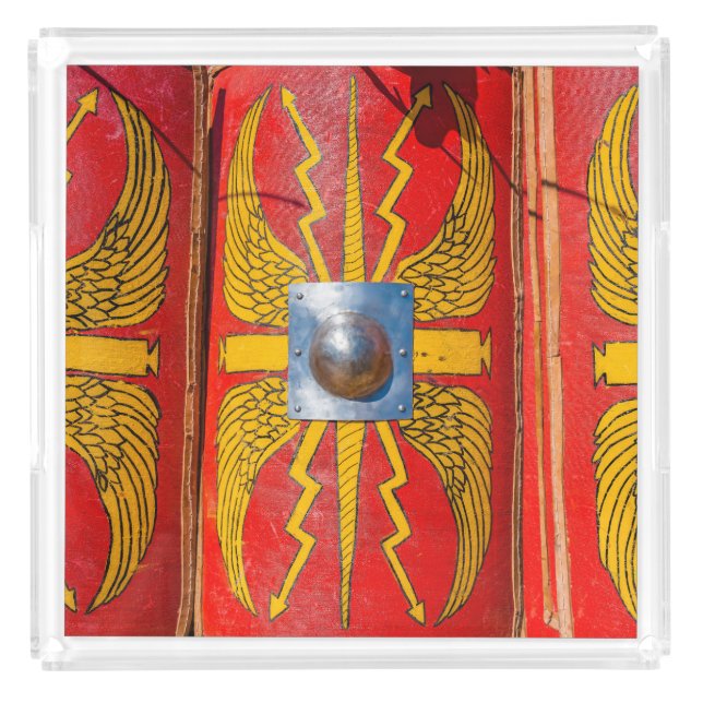 Roman Military Shield - Scutum Acrylic Tray (Front)