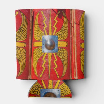 Roman Military Shield - Scutum Can Cooler by DigitalSolutions2u at Zazzle