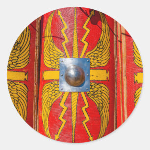 Roman Military Shield - Scutum Classic Round Sticker