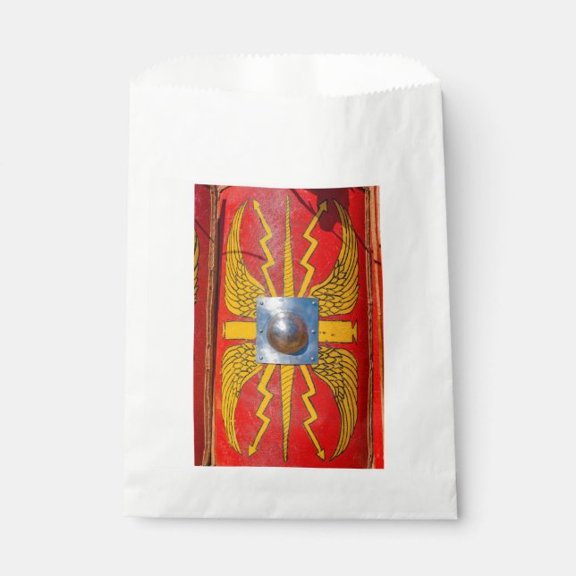 Roman Military Shield - Scutum Favor Bag (Front)
