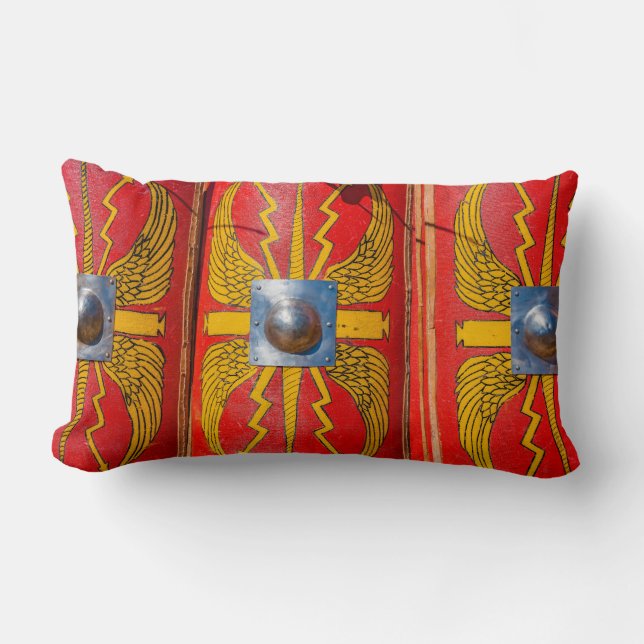 Roman Military Shield - Scutum Lumbar Pillow (Front)