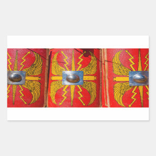 Roman Military Shield - Scutum Rectangular Sticker