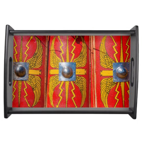 Roman Military Shield _ Scutum Serving Tray