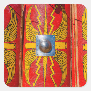 Roman Military Shield - Scutum Square Sticker