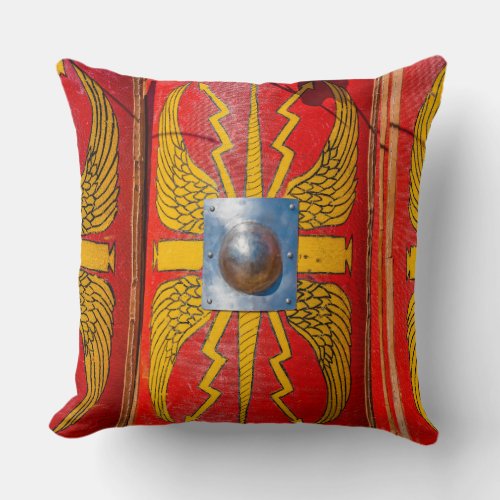 Roman Military Shield _ Scutum Throw Pillow