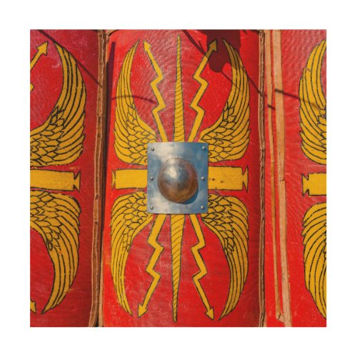 Roman Military Shield _ Scutum Wood Wall Art