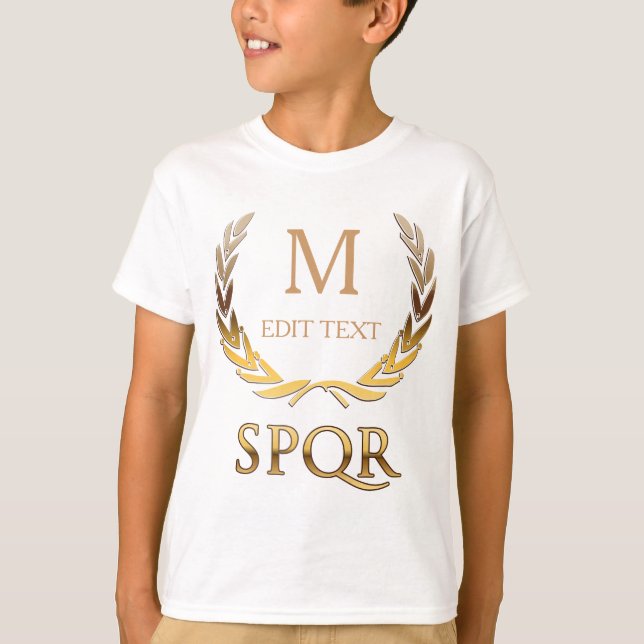 Roman Monogram T-Shirt (Front)