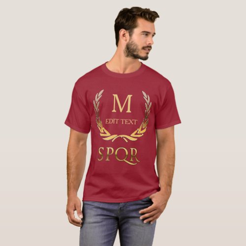 Roman Monogram T_Shirt