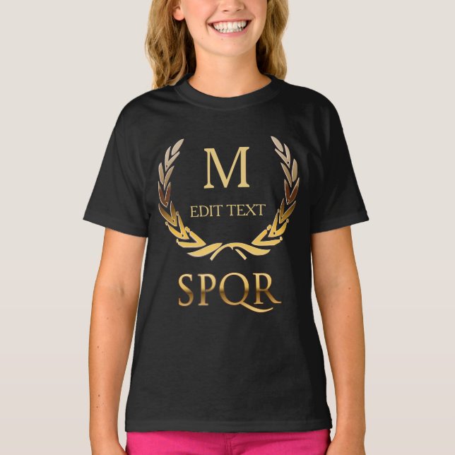 Roman Monogram T-Shirt (Front)