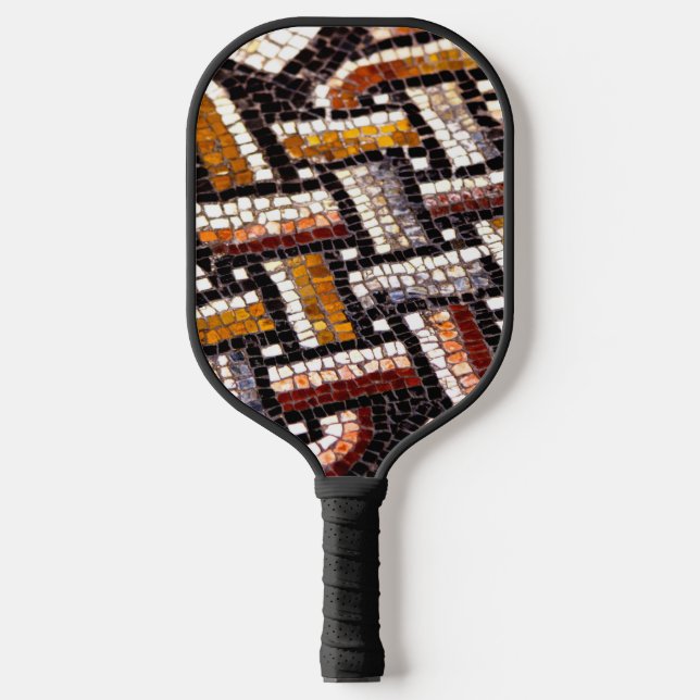 Roman Mosaic Pickleball Paddle (Front)