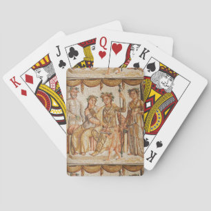 Roman Mosaic Poker Cards
