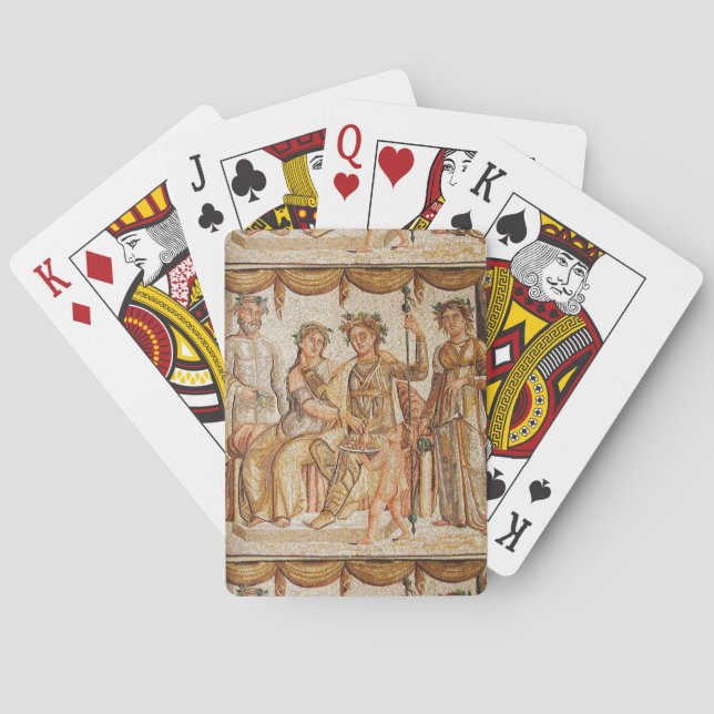 Roman Mosaic Poker Cards (Back)