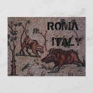 Roman Mosaic Postcard