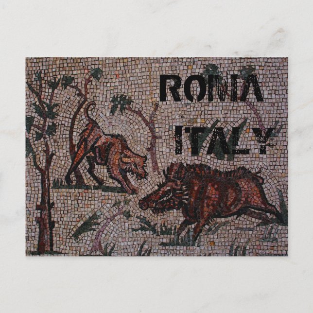 Roman Mosaic Postcard (Front)