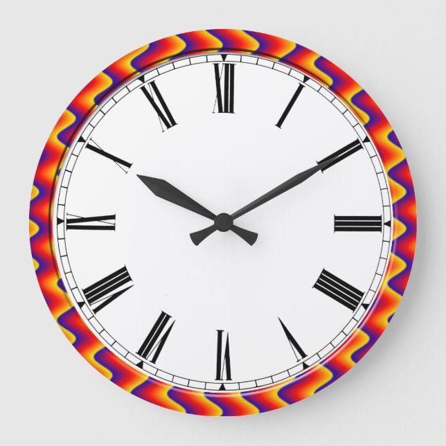 roman numbers classic looking wall clock (Front)