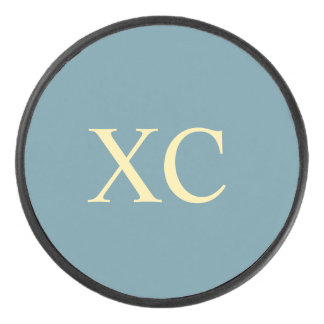 Roman Numeral 90 Hockey Puck