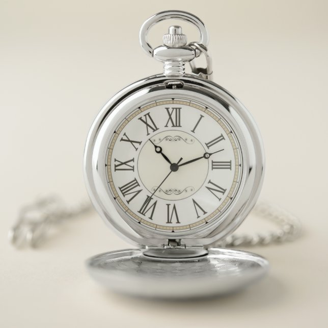 Roman Numeral Pocket Watch (Inside)