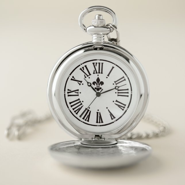 Roman Numeral Pocket Watch (Inside)