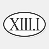 Number 45 Roman Numeral LV Black and White Sticker for Sale by nocap82