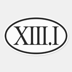 Number 45 Roman Numeral LV Black and White Sticker for Sale by