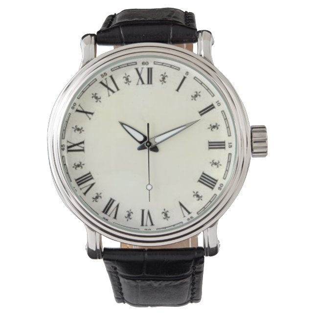 Roman Numerals Modern number big Easy to Read Watc Watch (Front)