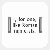 Number 45 Roman Numeral LV Black and White Sticker for Sale by nocap82