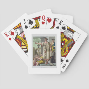 Roman Orator, from 'L'Antica Roma', 1825 (color l Poker Cards