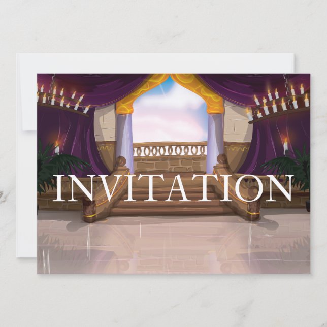 Roman Palace Invitation (Front)