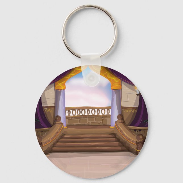 Roman Palace Keychain (Front)