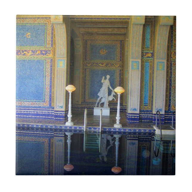 Roman Pool at Hearst Castle, California Ceramic Tile (Front)