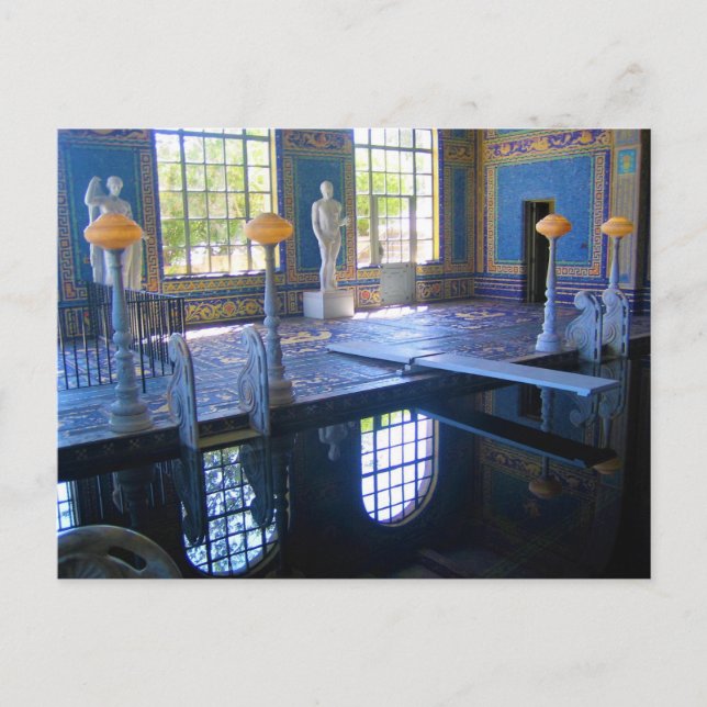 Roman Pool at Hearst Castle, California Postcard (Front)