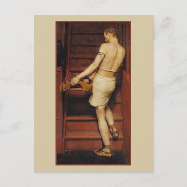 Roman Potter by Alma-Tadema Men in Art Postcard (Front)
