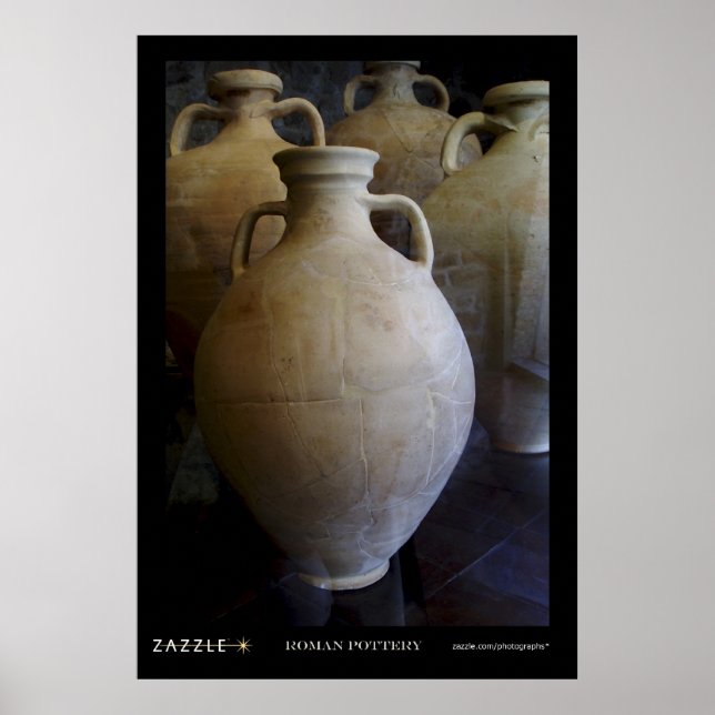 Roman pottery  poster (Front)