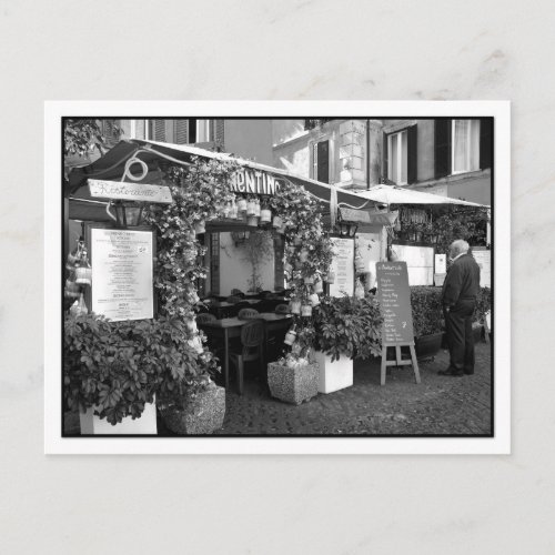 Roman Ristorante Postcard