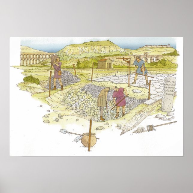 Roman road. Detail Poster (Front)